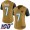 Nike Jaguars #7 Nick Foles Gold Women's Stitched NFL Limited Rush 100th Season Jersey