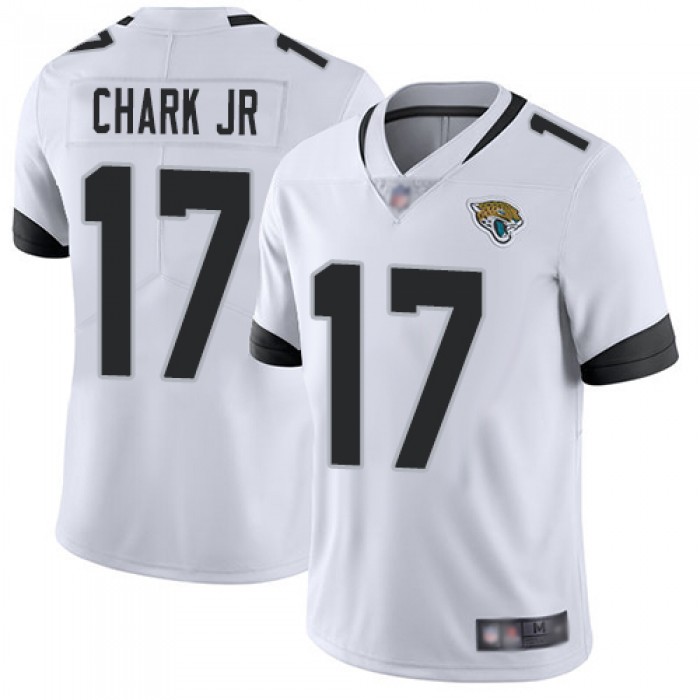 Jaguars #17 DJ Chark Jr White Men's Stitched Football Vapor Untouchable Limited Jersey