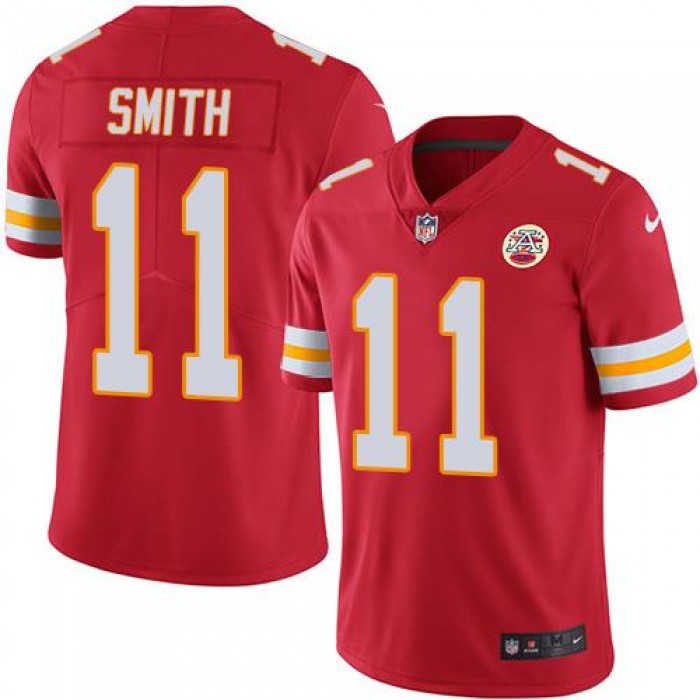 Nike Chiefs #11 Alex Smith Red Team Color Men's Stitched NFL Vapor Untouchable Limited Jersey