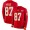 Nike Chiefs 87 Travis Kelce Red Team Color Men's Stitched NFL Limited Therma Long Sleeve Jersey