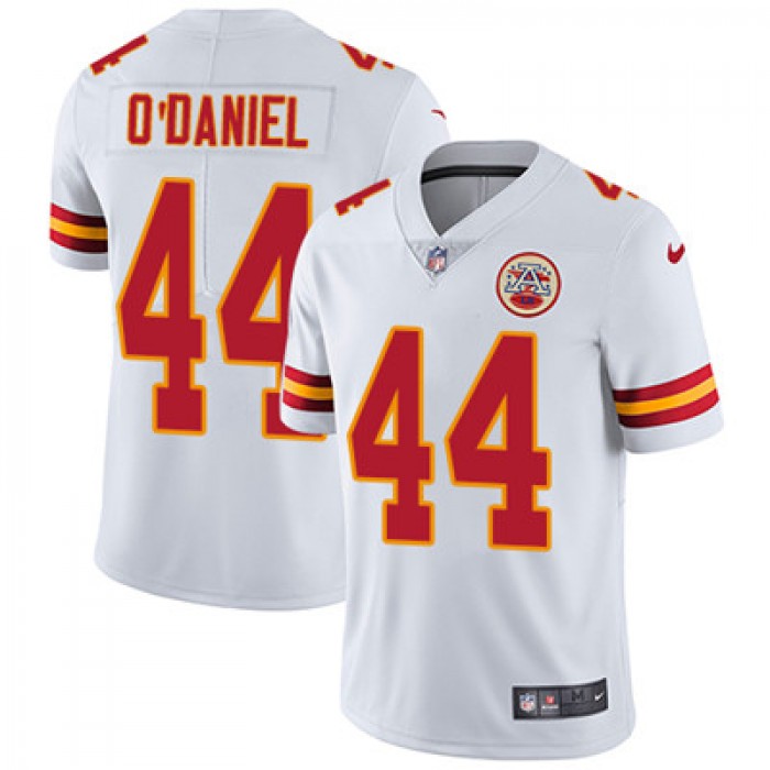 Nike Kansas City Chiefs #44 Dorian O'Daniel White Men's Stitched NFL Vapor Untouchable Limited Jersey