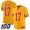 Nike Chiefs #17 Mecole Hardman Gold Men's Stitched NFL Limited Inverted Legend 100th Season Jersey