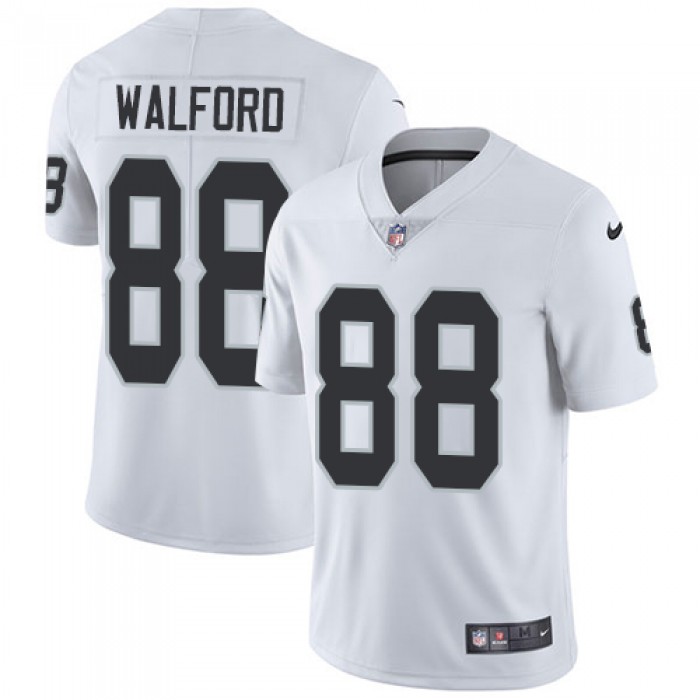 Nike Oakland Raiders #88 Clive Walford White Men's Stitched NFL Vapor Untouchable Limited Jersey