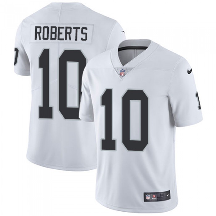 Nike Oakland Raiders #10 Seth Roberts White Men's Stitched NFL Vapor Untouchable Limited