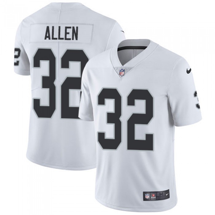 Nike Oakland Raiders #32 Marcus Allen White Men's Stitched NFL Vapor Untouchable Limited Jersey