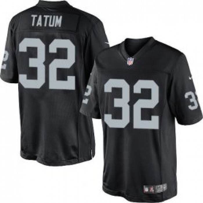 Mens Nike NFL Oakland Raiders #32 Jack Tatum Home Black Limited Jersey