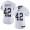 Nike Raiders #42 Karl Joseph White Women's Stitched NFL Vapor Untouchable Limited Jersey
