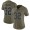 Nike Raiders #32 Marcus Allen Olive Women's Stitched NFL Limited 2017 Salute to Service Jersey