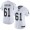 Nike Raiders #61 Rodney Hudson White Women's Stitched NFL Vapor Untouchable Limited Jersey