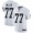 Men's Nike Raiders #77 Kolton Miller White Stitched NFL Vapor Untouchable Limited Jersey