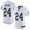 Raiders #24 Johnathan Abram White Women's Stitched Football Vapor Untouchable Limited Jersey