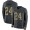 Raiders #24 Johnathan Abram Anthracite Salute to Service Men's Stitched Football Limited Therma Long Sleeve Jersey