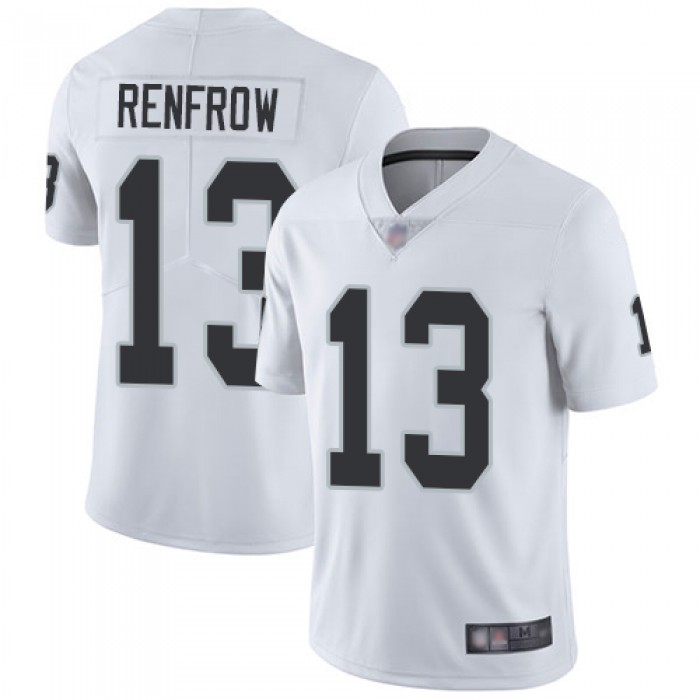 Raiders #13 Hunter Renfrow White Men's Stitched Football Vapor Untouchable Limited Jersey
