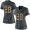 Raiders #28 Josh Jacobs Black Women's Stitched Football Limited 2016 Salute to Service Jersey