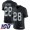 Raiders #28 Josh Jacobs Black Team Color Men's Stitched Football 100th Season Vapor Limited Jersey