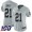 Nike Raiders #21 Gareon Conley Silver Women's Stitched NFL Limited Inverted Legend 100th Season Jersey