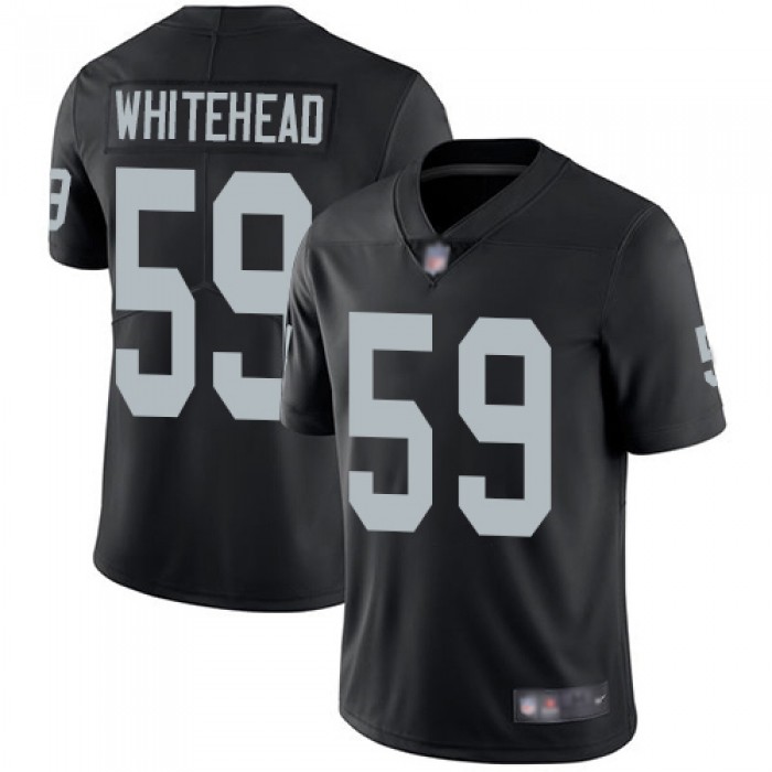 Nike Raiders #59 Tahir Whitehead Black Team Color Men's Stitched NFL Vapor Untouchable Limited Jersey