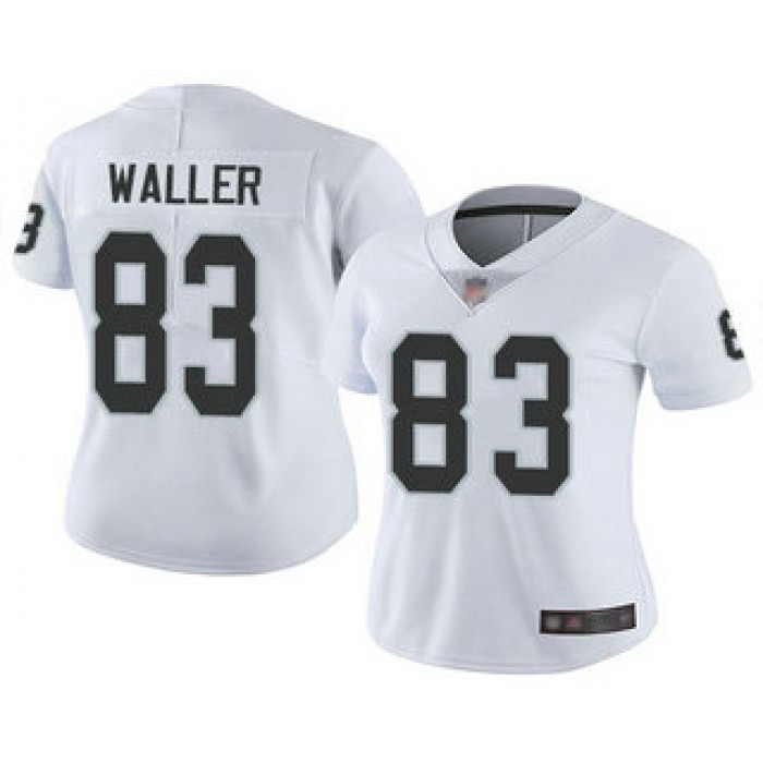 Women's Oakland Raiders #83 Darren Waller White 2017 Vapor Untouchable Stitched NFL Nike Limited Jersey