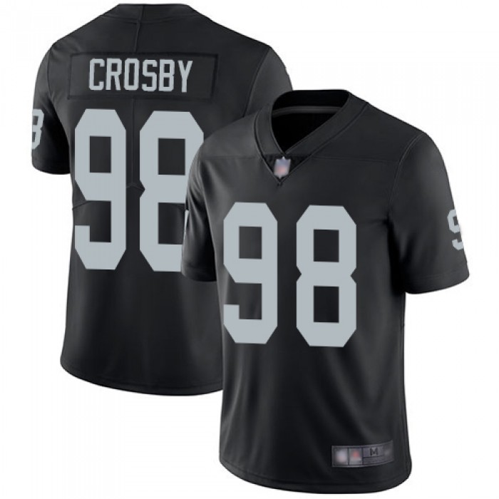 Men's Oakland Raiders #98 Maxx Crosby Black Vapor Untouchable Limited Stitched
