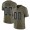 Men's Limited #00 Jim Otto Olive Jersey 2017 Salute To Service Football Oakland Raiders