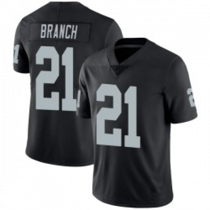 Men's Las Vegas Raiders #21 Cliff Branch Black Vapor Untouchable Stitched NFL Nike Limited Jersey