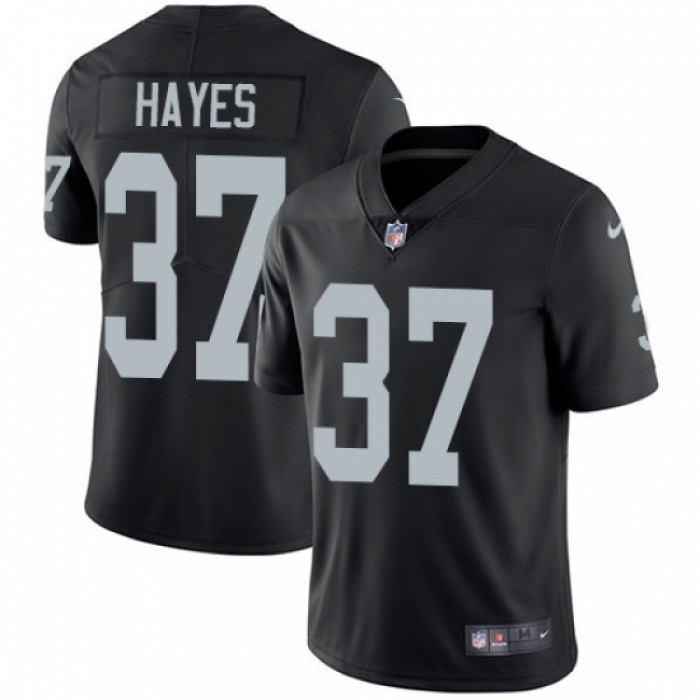 Nike Oakland Raiders #37 Lester Hayes Black Team Color Vapor Untouchable Limited Player NFL Jersey