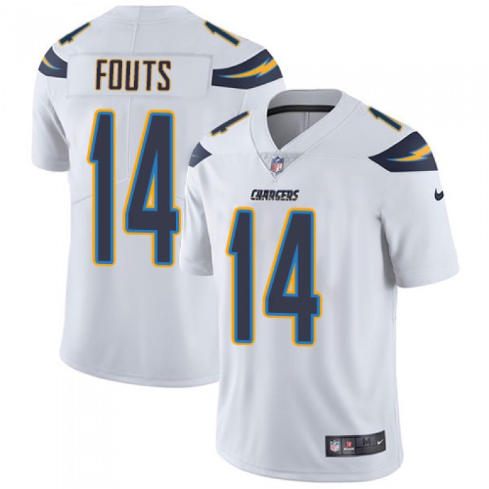 Nike San Diego Chargers #14 Dan Fouts White Men's Stitched NFL Vapor Untouchable Limited Jersey