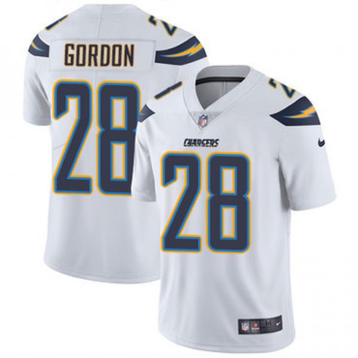 Nike San Diego Chargers #28 Melvin Gordon White Men's Stitched NFL Vapor Untouchable Limited Jersey