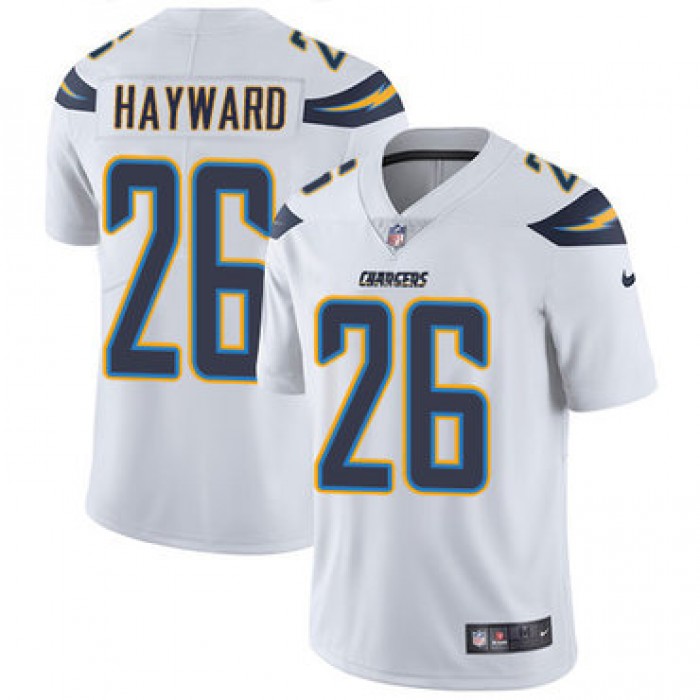 Nike San Diego Chargers #26 Casey Hayward White Men's Stitched NFL Vapor Untouchable Limited Jersey