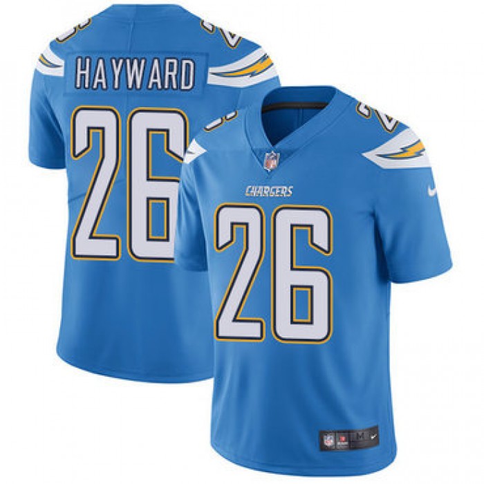 Nike San Diego Chargers #26 Casey Hayward Electric Blue Alternate Men's Stitched NFL Vapor Untouchable Limited Jersey