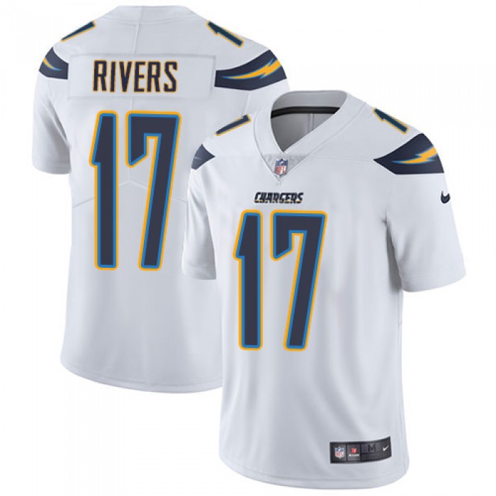 Nike San Diego Chargers #17 Philip Rivers White Men's Stitched NFL Vapor Untouchable Limited Jersey