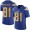 Nike Los Angeles Chargers #81 Mike Williams Electric Blue Men's Stitched NFL Limited Rush Jersey
