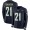 Nike Chargers 21 LaDainian Tomlinson Navy Blue Team Color Men's Stitched NFL Limited Therma Long Sleeve Jersey