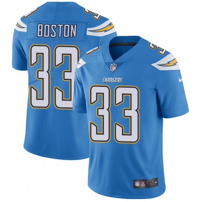 Nike Chargers #33 Tre Boston Electric Blue Alternate Men's Stitched NFL Vapor Untouchable Limited Jersey