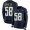 Chargers #58 Thomas Davis Sr Navy Blue Team Color Men's Stitched Football Limited Therma Long Sleeve Jersey