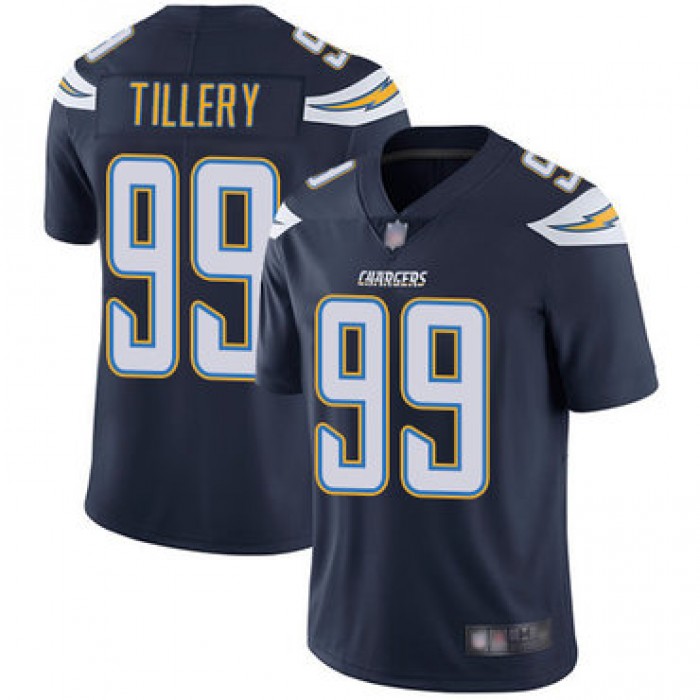 Chargers #99 Jerry Tillery Navy Blue Team Color Youth Stitched Football Vapor Untouchable Limited Jersey