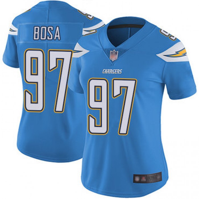 Chargers #97 Joey Bosa Electric Blue Alternate Women's Stitched Football Vapor Untouchable Limited Jersey