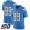 Nike Chargers #99 Jerry Tillery Electric Blue Alternate Men's Stitched NFL 100th Season Vapor Limited Jersey