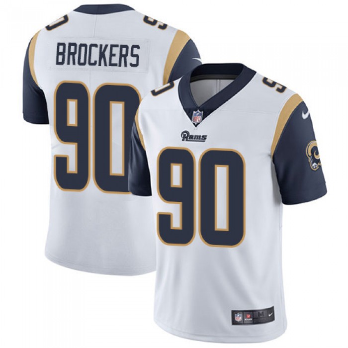 Nike Los Angeles Rams #90 Michael Brockers White Men's Stitched NFL Vapor Untouchable Limited Jersey