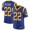 Nike Los Angeles Rams #22 Marcus Peters Royal Blue Alternate Men's Stitched NFL Vapor Untouchable Limited Jersey