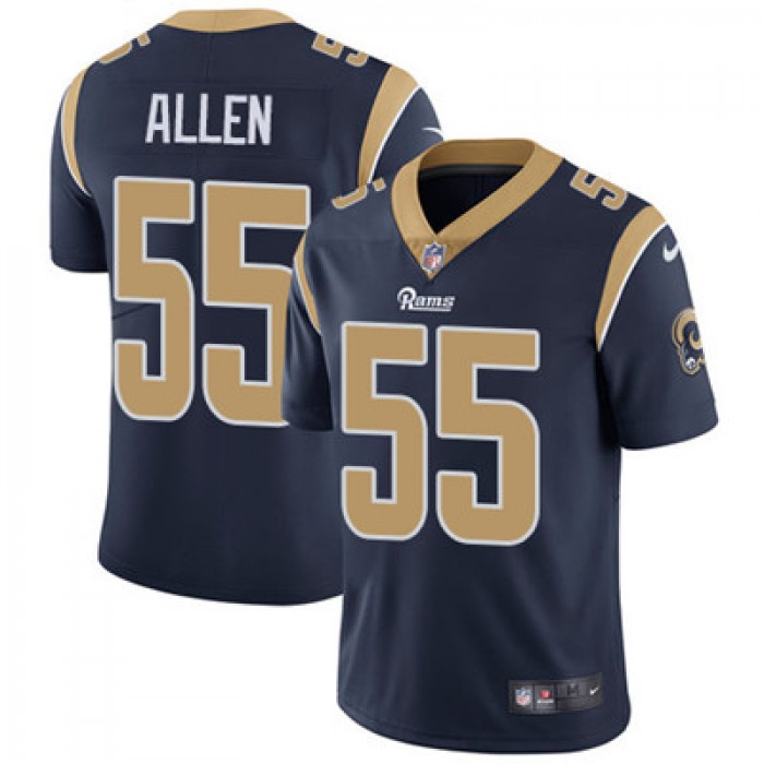 Nike Los Angeles Rams #55 Brian Allen Navy Blue Team Color Men's Stitched NFL Vapor Untouchable Limited Jersey