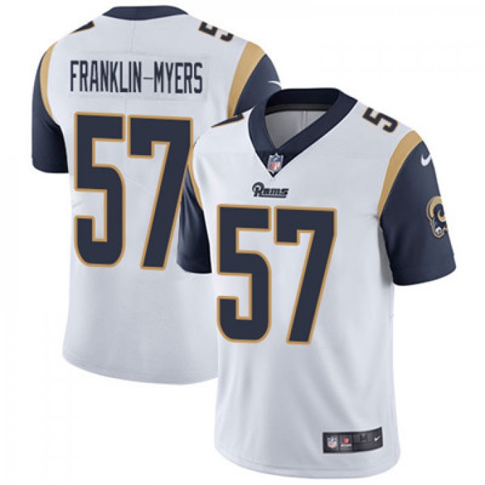 Nike Los Angeles Rams #57 John Franklin-Myers White Men's Stitched NFL Vapor Untouchable Limited Jersey