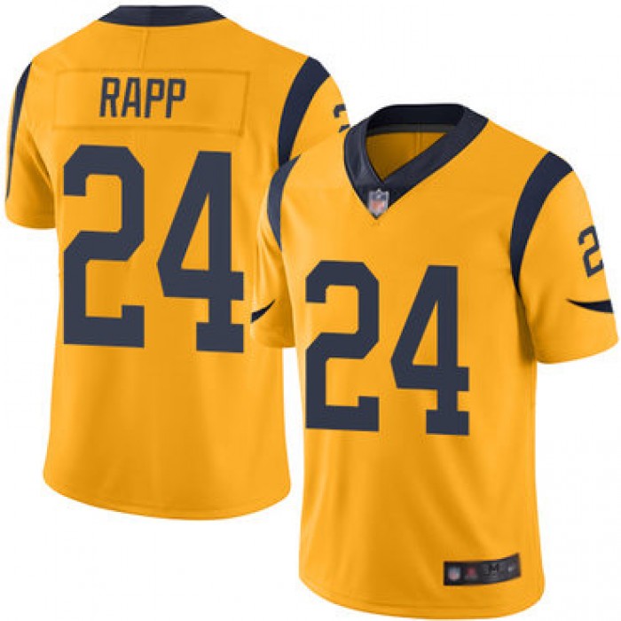Rams #24 Taylor Rapp Gold Youth Stitched Football Limited Rush Jersey