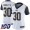 Nike Rams #30 Todd Gurley II White Women's Stitched NFL 100th Season Vapor Limited Jersey