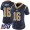 Nike Rams #16 Jared Goff Navy Blue Team Color Women's Stitched NFL 100th Season Vapor Limited Jersey