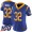 Nike Rams #32 Eric Weddle Royal Blue Alternate Women's Stitched NFL 100th Season Vapor Limited Jersey