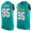 Men's Miami Dolphins #95 Dion Jordan Aqua Green Hot Pressing Player Name & Number Nike NFL Tank Top Jersey