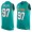 Men's Miami Dolphins #97 Jordan Phillips Aqua Green Hot Pressing Player Name & Number Nike NFL Tank Top Jersey