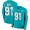 Nike Dolphins #91 Cameron Wake Aqua Green Team Color Men's Stitched NFL Limited Therma Long Sleeve Jersey