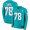 Nike Dolphins #78 Laremy Tunsil Aqua Green Team Color Men's Stitched NFL Limited Therma Long Sleeve Jersey